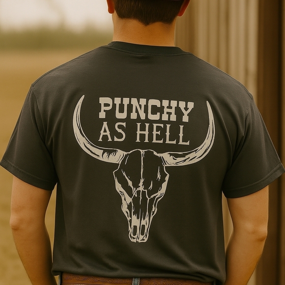 Country Life Boutique Other - Punchy As Hell Graphic Tee - Black